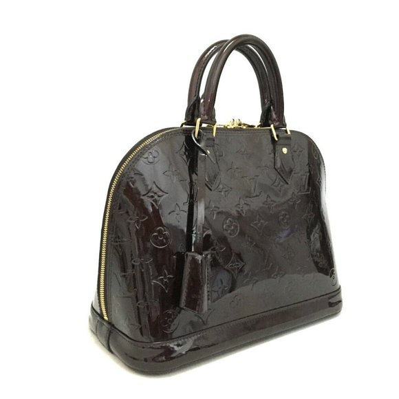Authentic Louis Vuitton Monogram Vernis Alma PM - Picture 2 of 15
